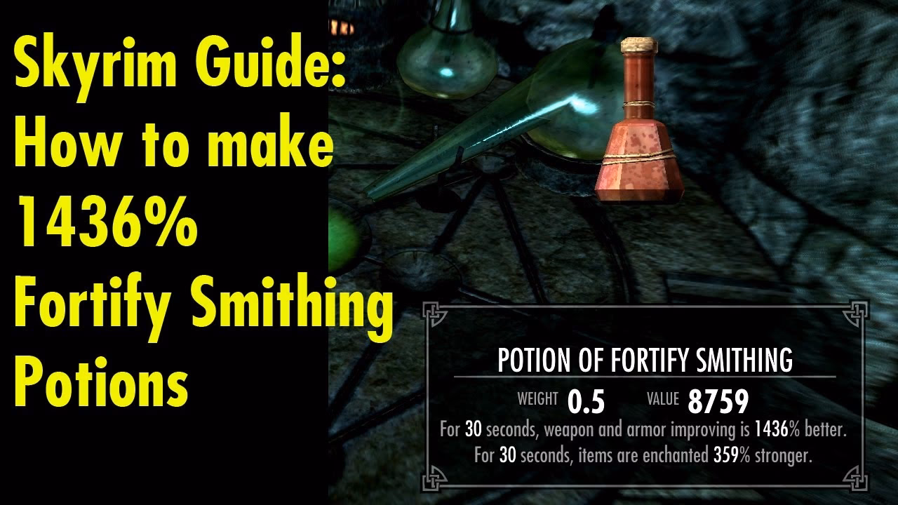 Can you improve smithing in Skyrim?