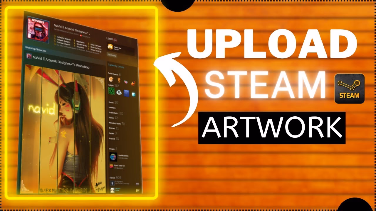How do I upload my art?