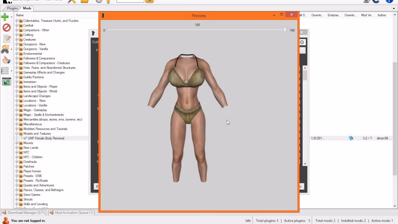 Are bodyslide presets the same as racemenu?