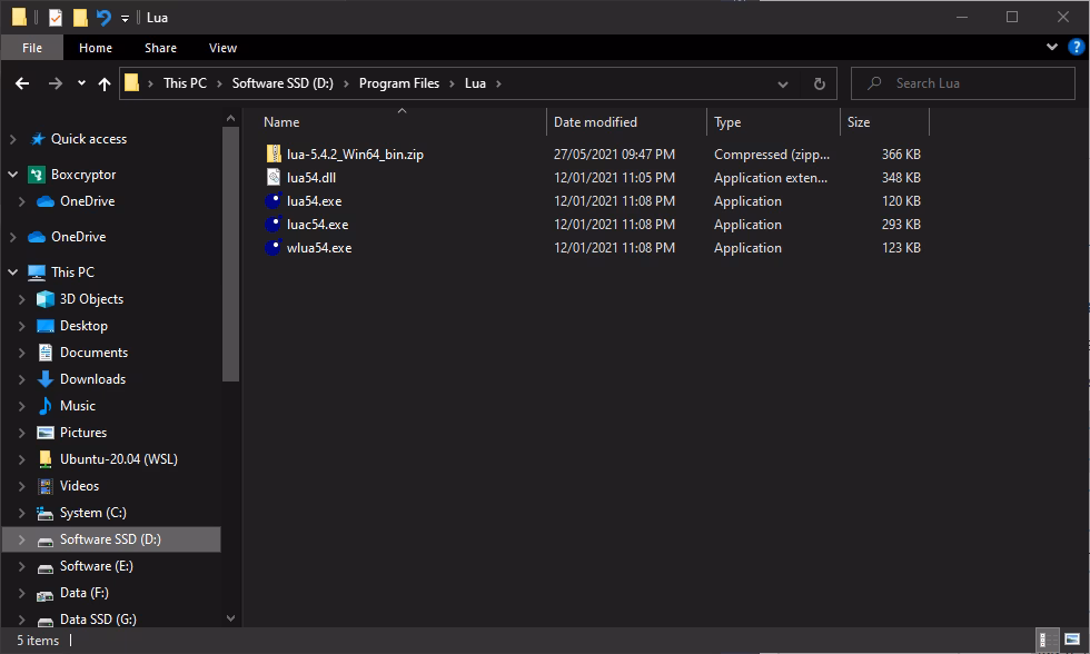 What is the learn Lua course?