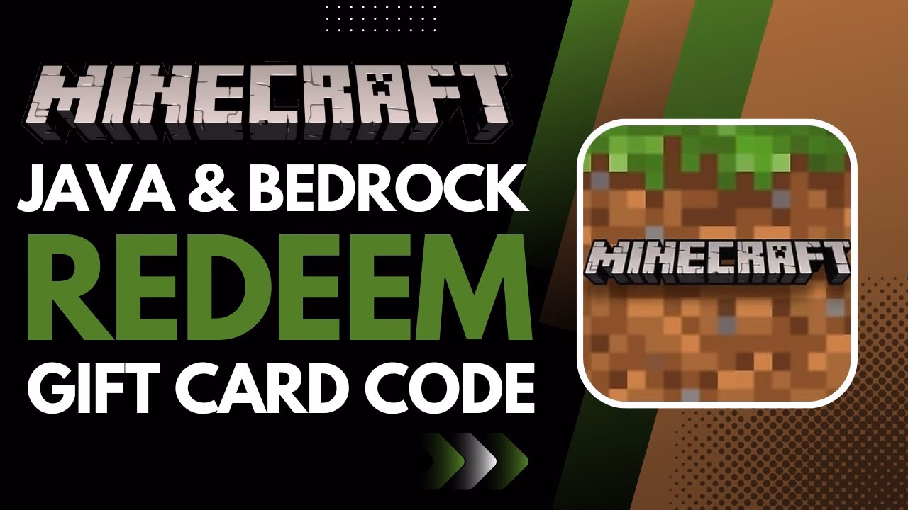 How to redeem a Minecraft gift card?