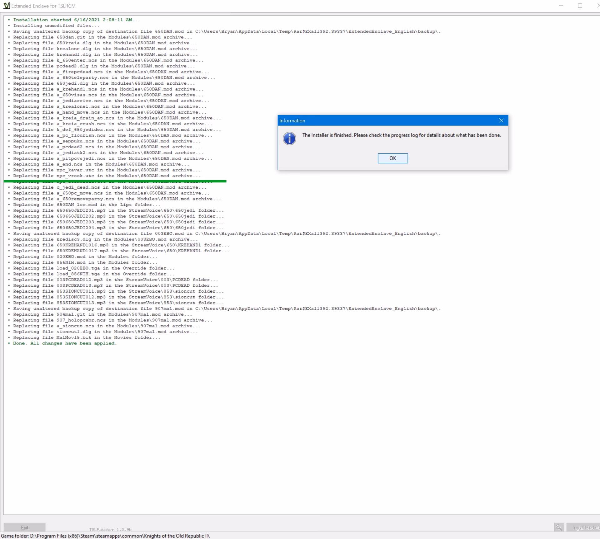 How do I use tslpatchdata?