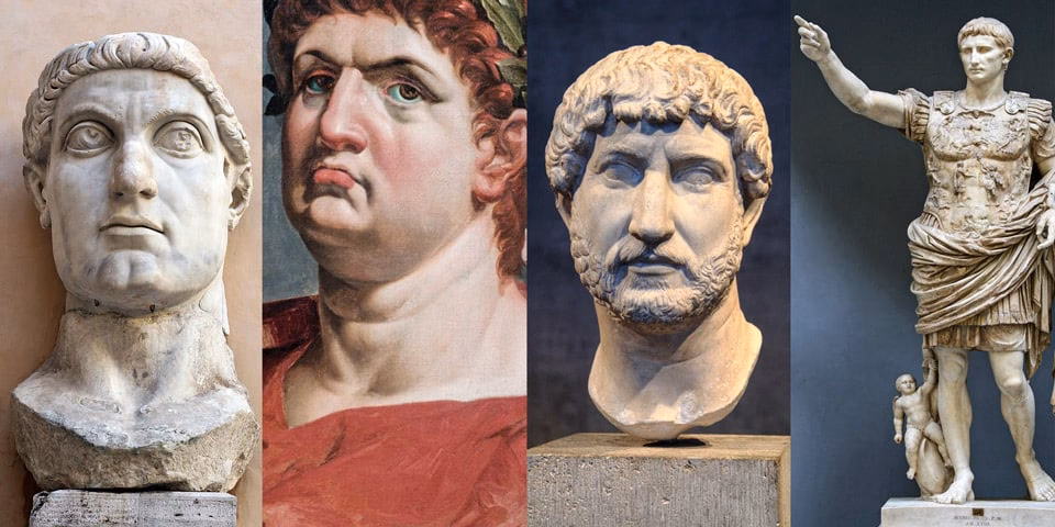 How many emperors ruled the Roman Empire?