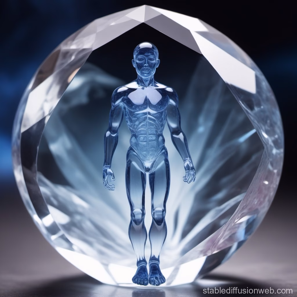 Are crystals made by humans?