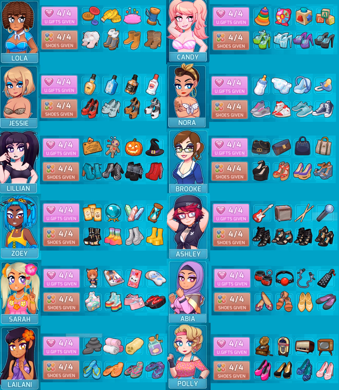 How can I get gifts in HuniePop 2?