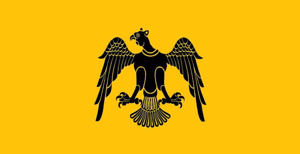 What did the Hunnic Empire flag look like?