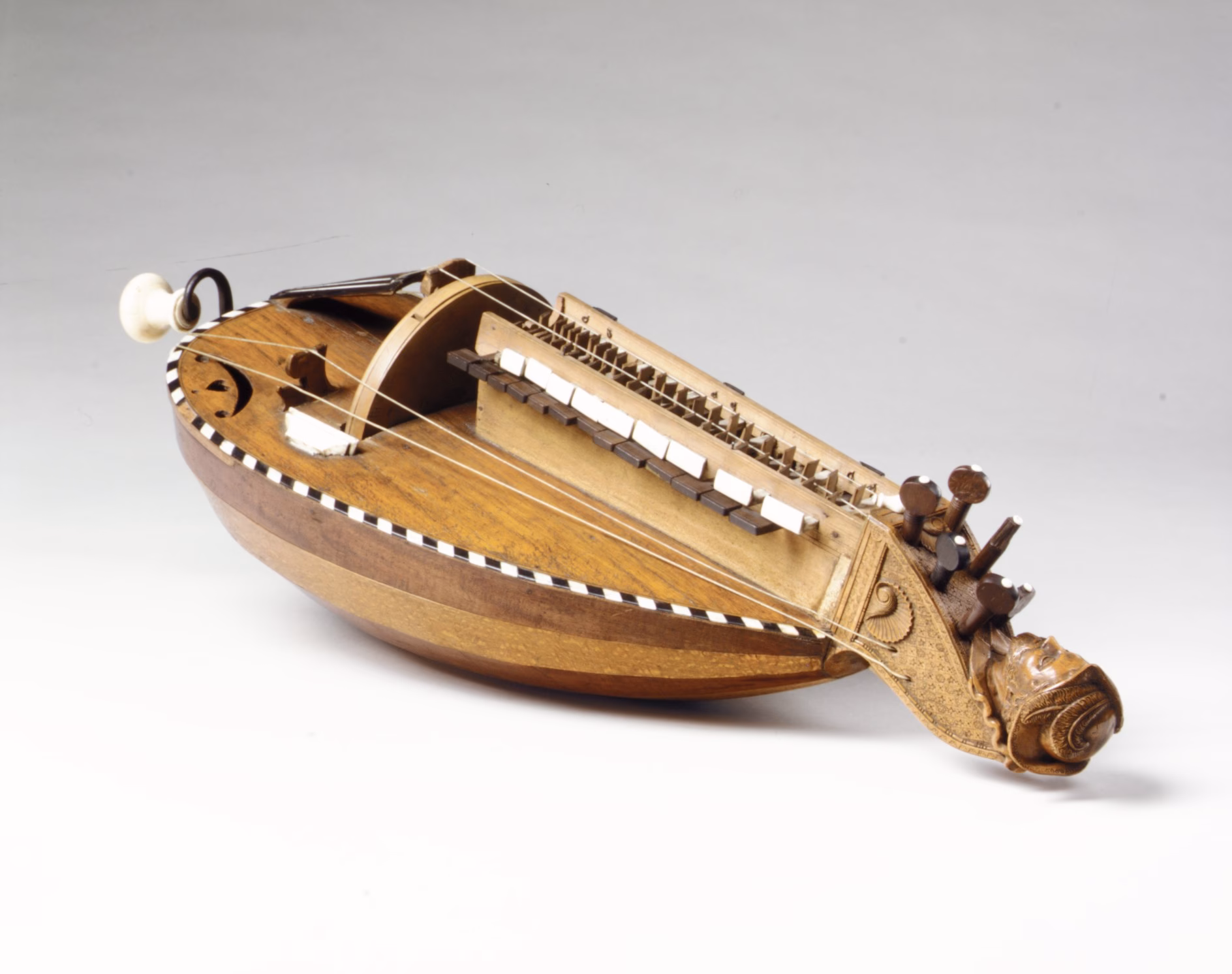 What was a medieval hurdy gurdy instrument?