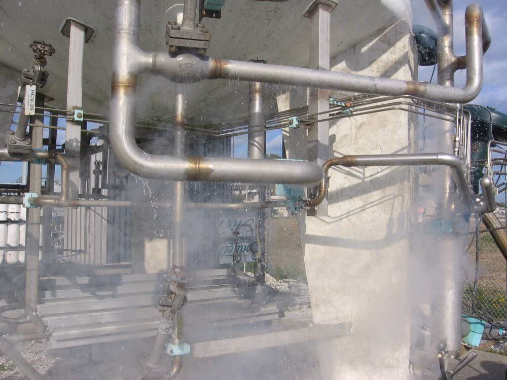 How should a hydrogen vent be designed?
