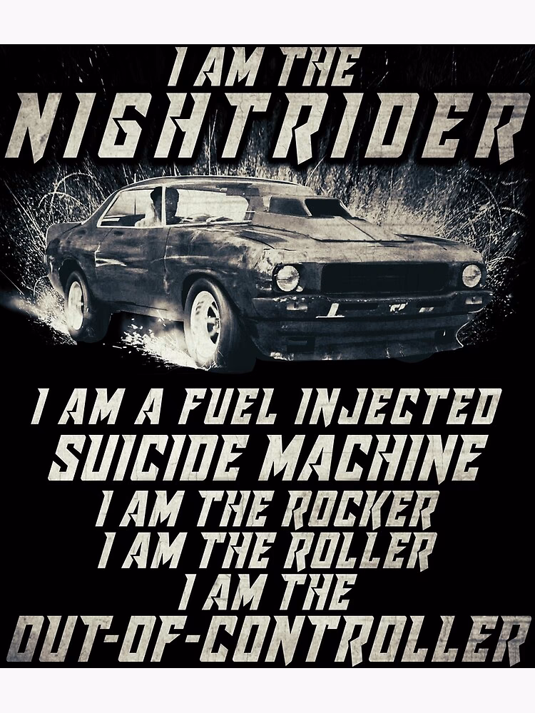 How do you remember the nightrider?