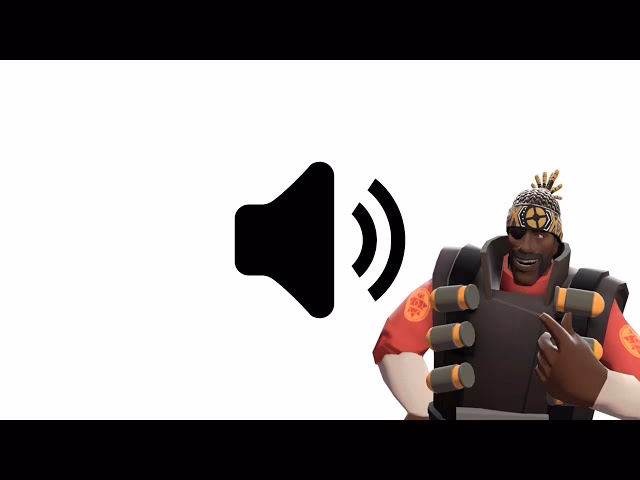 How do I hear the Demoman voice commands?