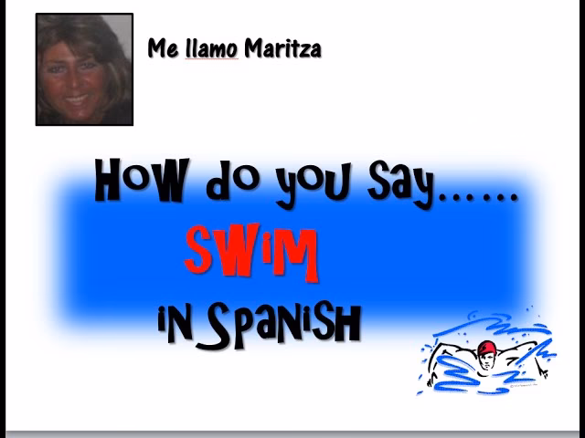 What does 'I like to swim' mean?