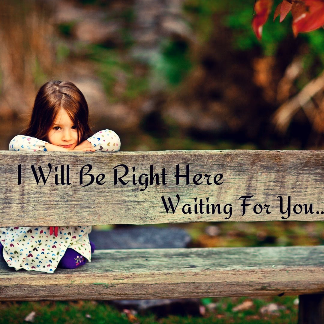 What does the song 'Right Here Waiting' mean?