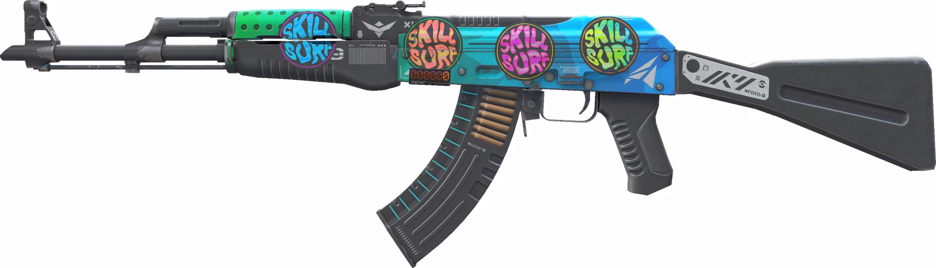 How popular is the AK-47 | ice coated in CS2?