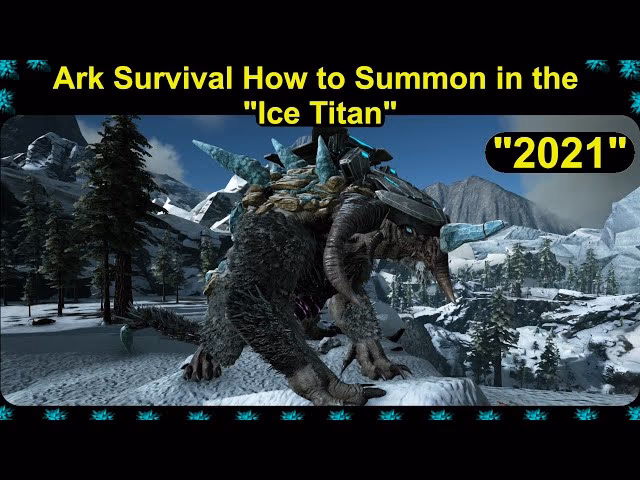 How do you spawn a tamed Ice Titan?