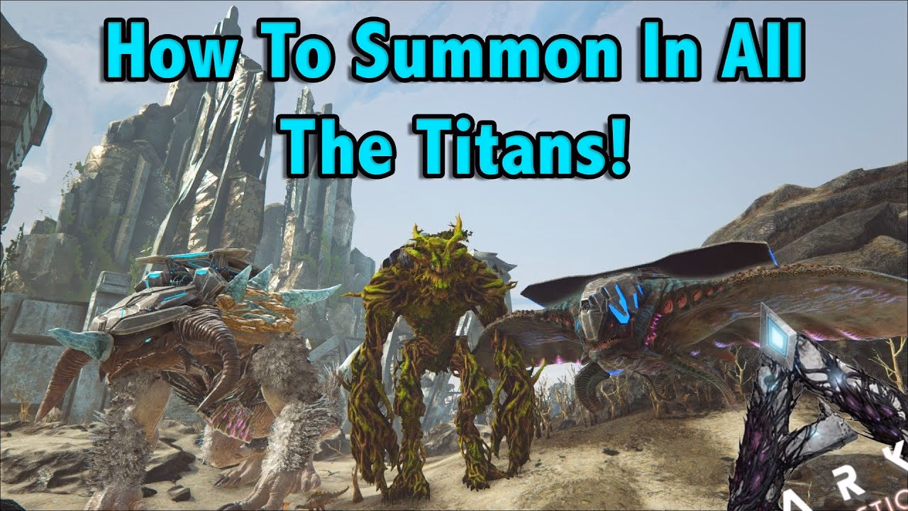 How do you spawn a tamed Ice Titan?