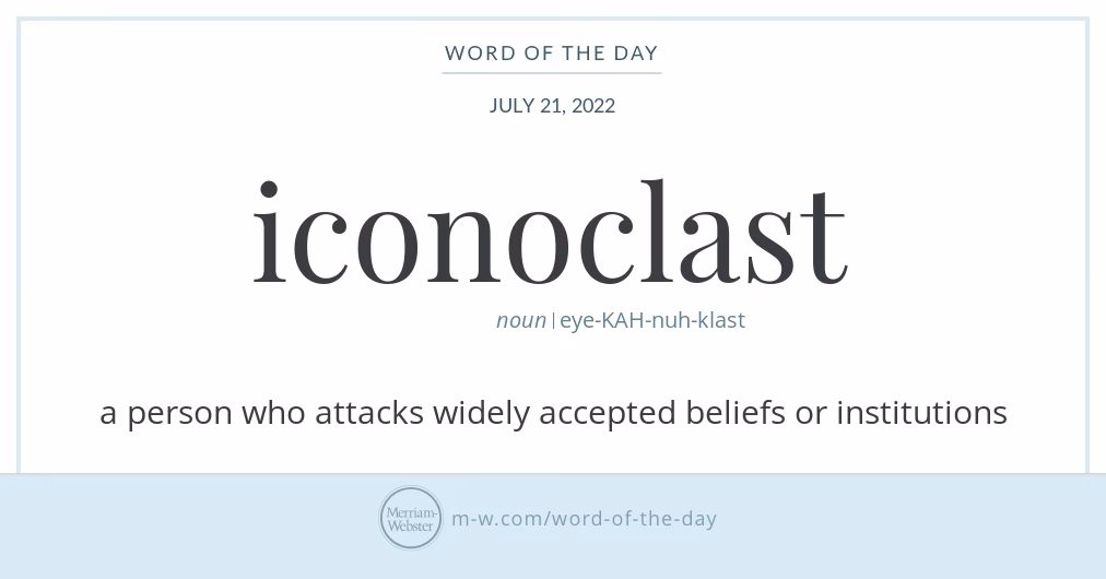 ¿De dónde proviene la palabra 'iconoclasta'?