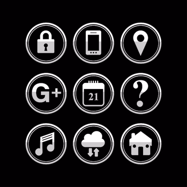¿Por qué los iconos son blancos?