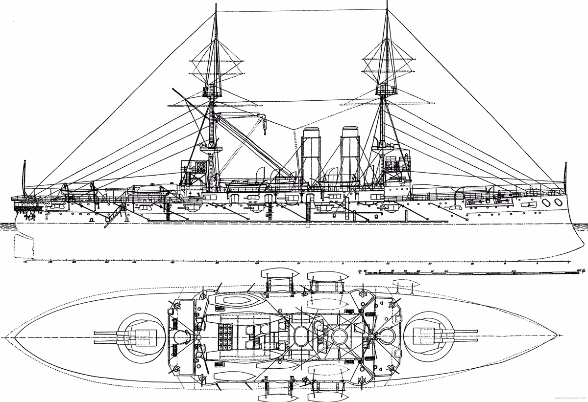 Where was the Japanese battleship Asahi built?