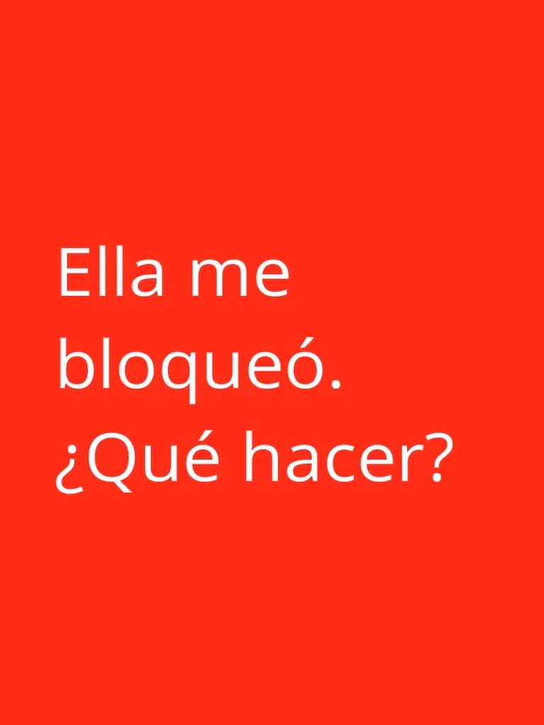 ¿Dónde se encuentra la imagen de bloqueo?