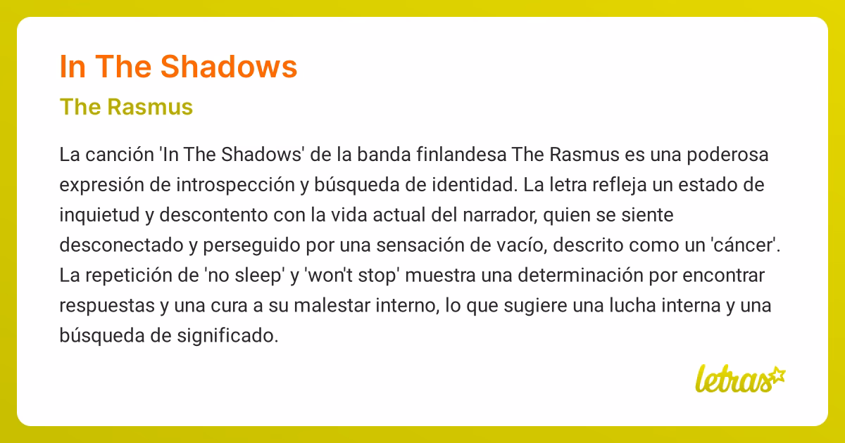 ¿Cuál es el título de la película de los Shadows?