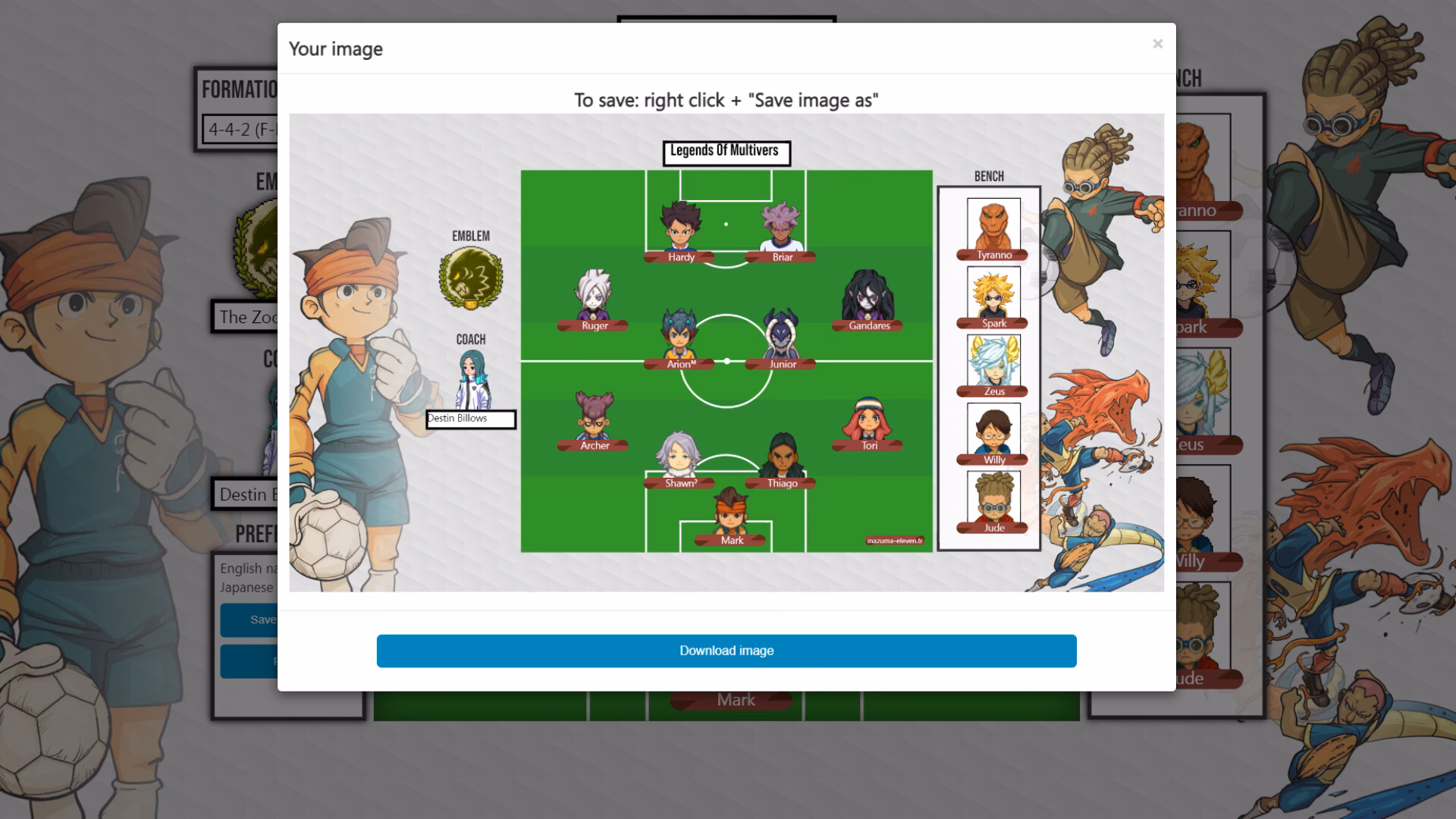 How many Inazuma players are there?