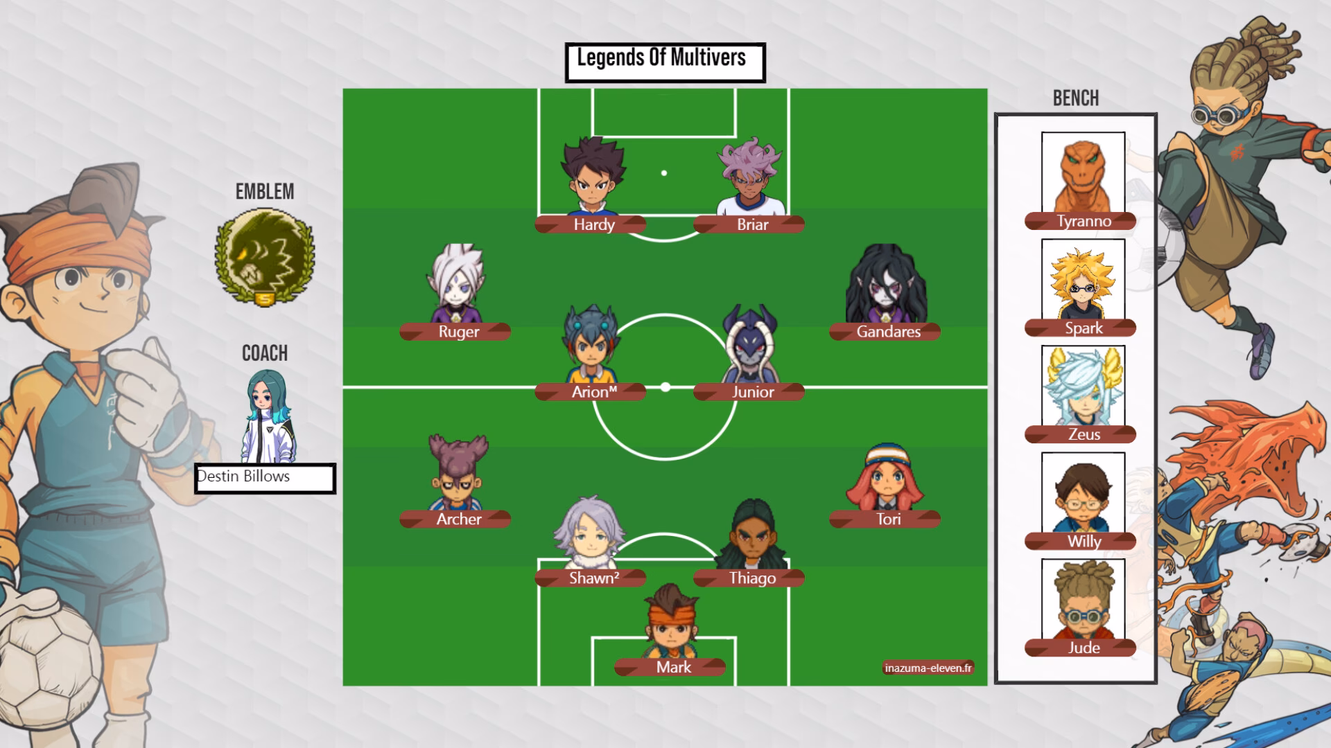 Is there a subreddit for Inazuma 11?