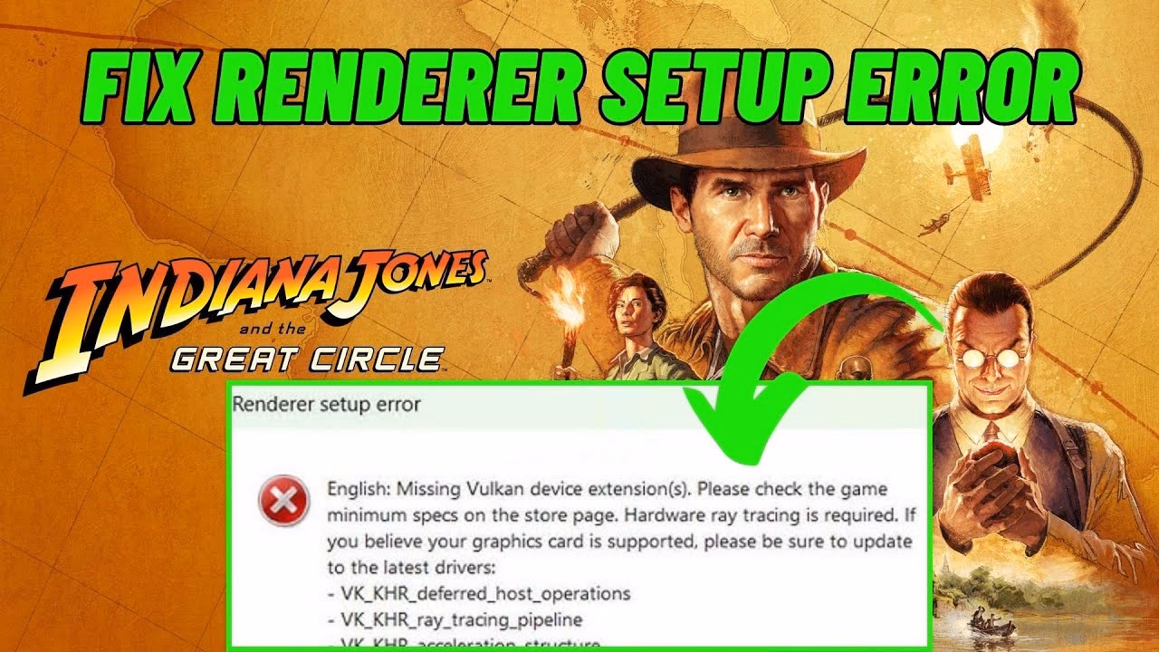 Why is my Vulkan not working in Indiana Jones & the great circle?