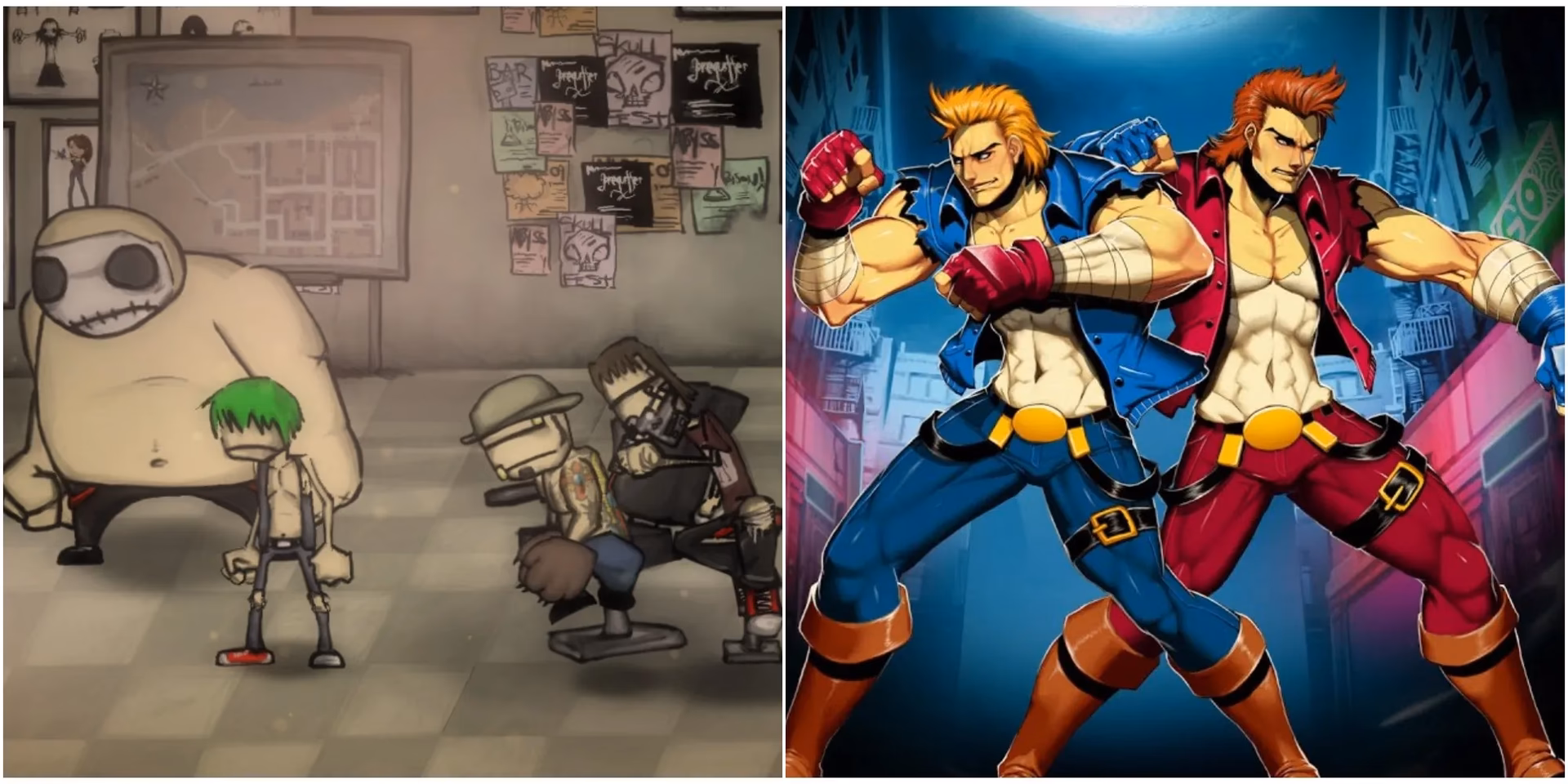 How do you kick people in the head in a beat 'em-up game?