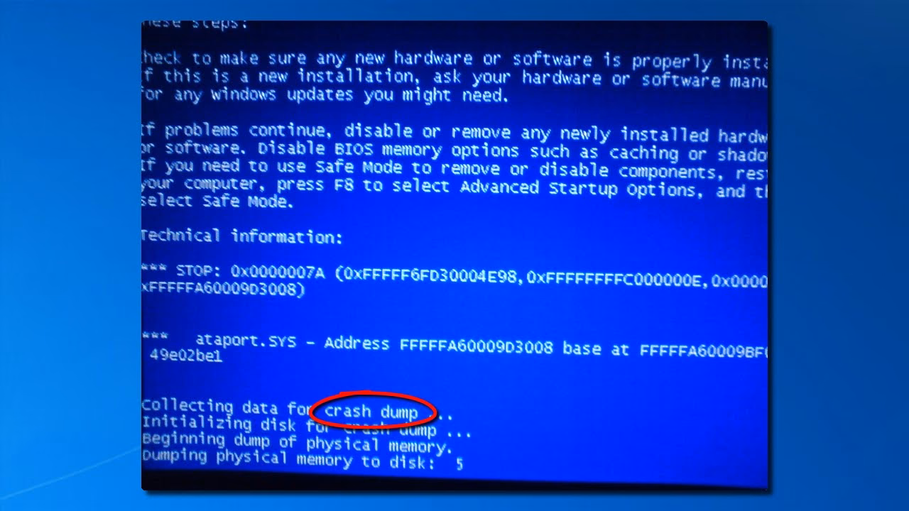 What if event ID 46 crash dump initialization failed?