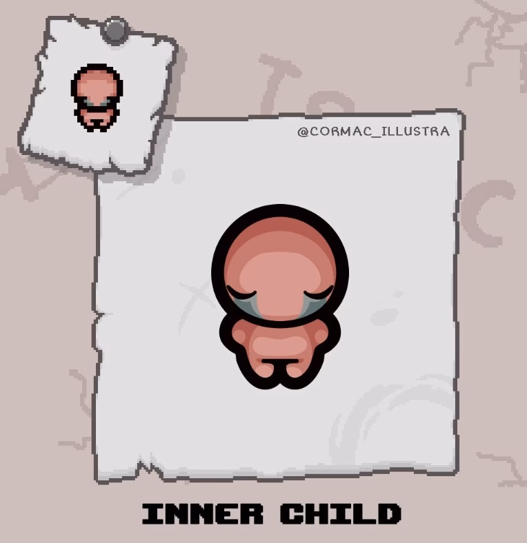 What happens when Isaac respawns as the inner child?