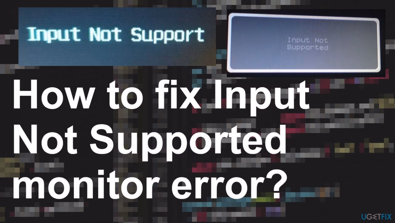 ¿Cómo solucionar el mensaje de error del monitor entrada no compatible?
