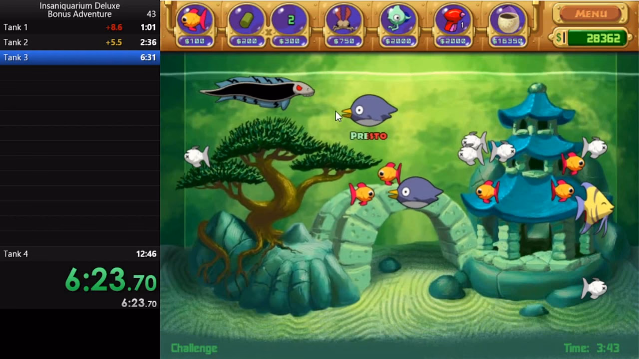 Why am I not playing Insaniquarium properly?