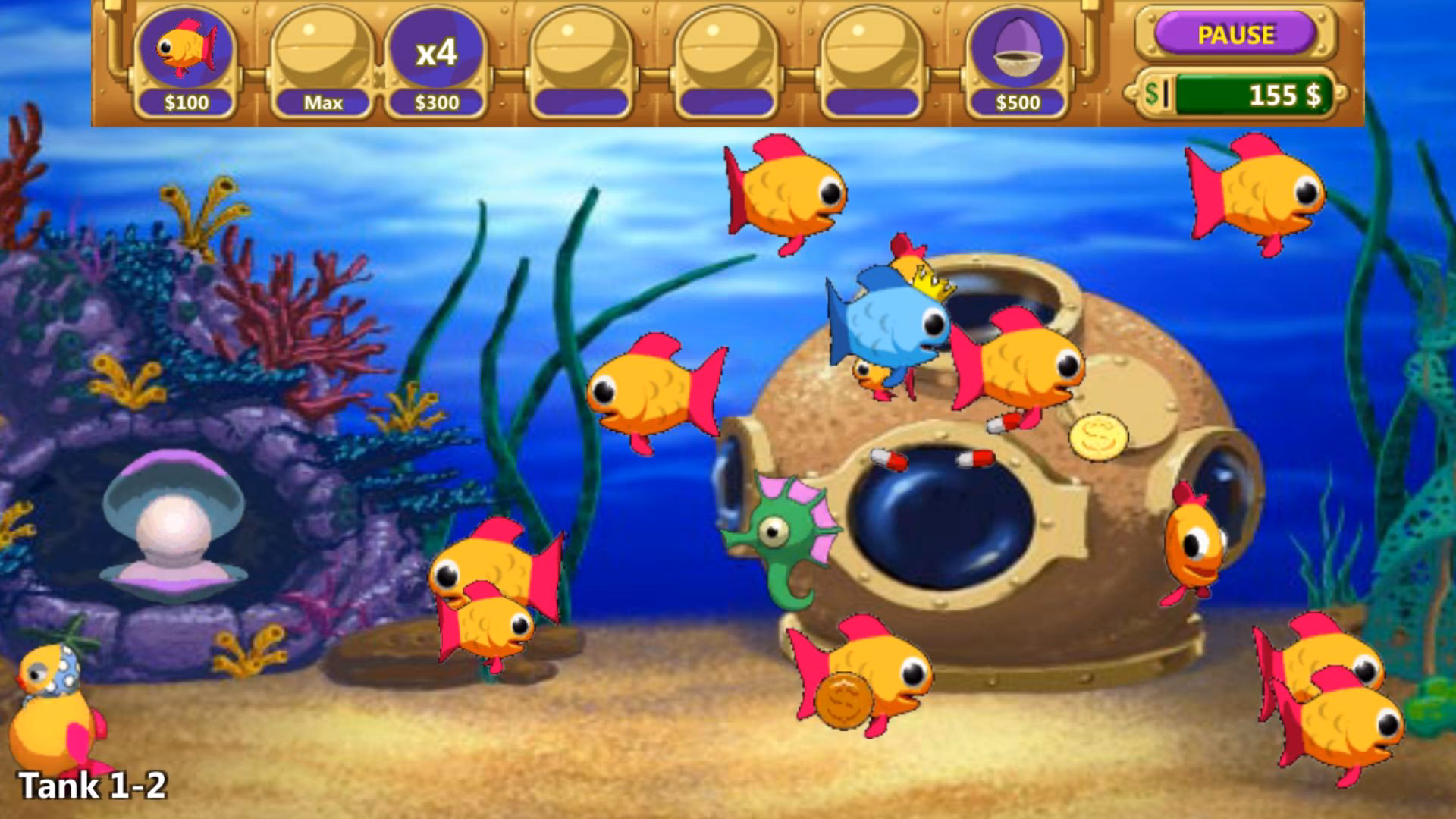 How to play Crazy Insaniquarium game?