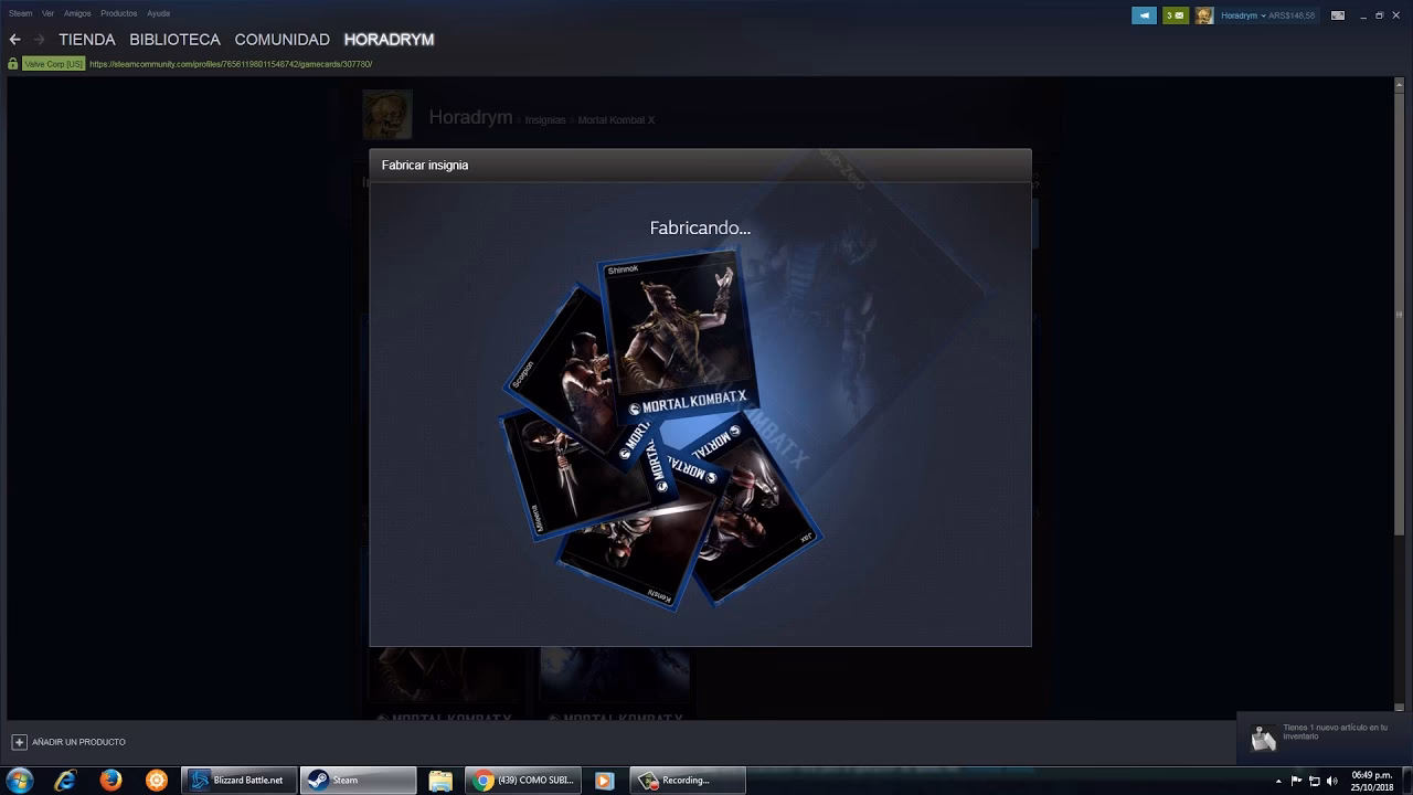 ¿Cómo se pueden convertir las tarjetas de Steam en insignias?
