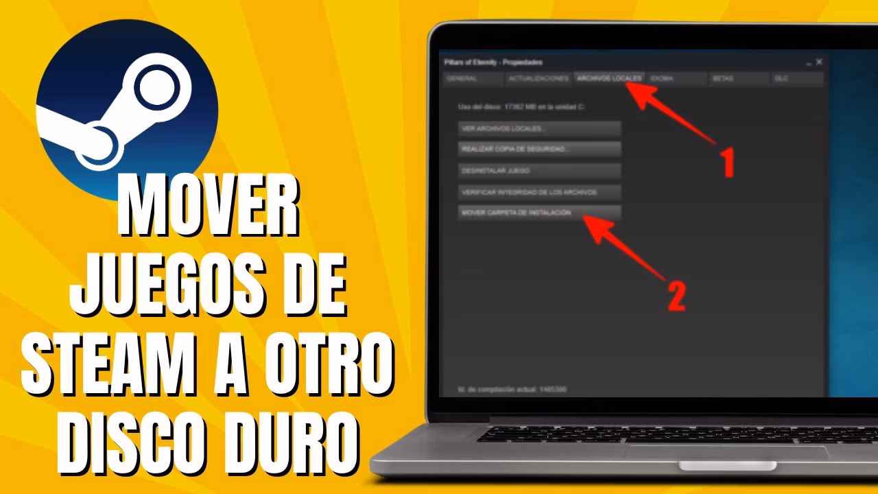¿Cómo instalar un juego de Steam en otro disco duro?