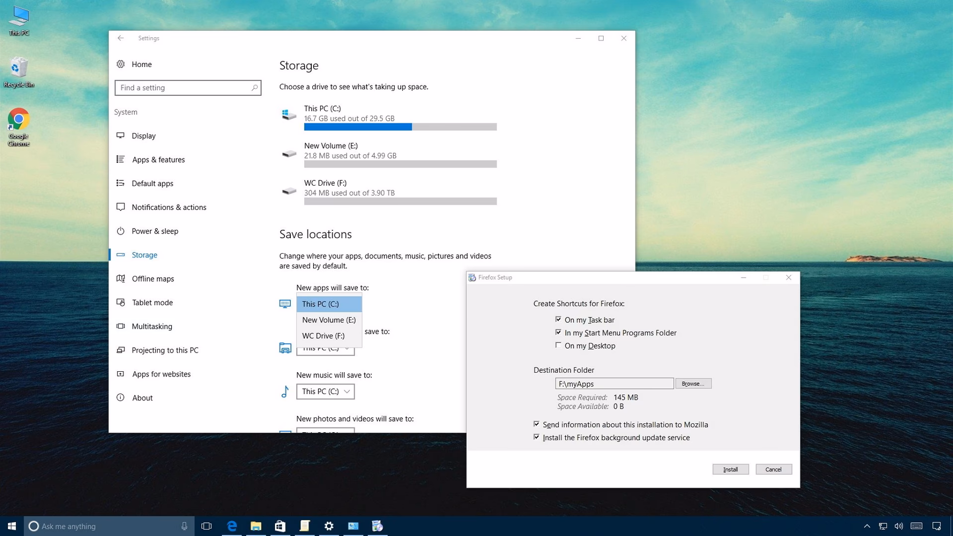 How do I move a program to a new drive Windows 10?
