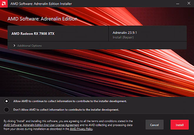 How do I change the graphics settings on my AMD Radeon?
