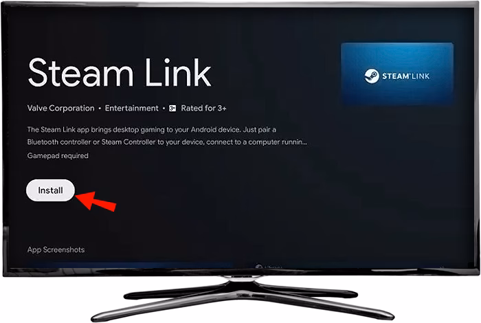 How do I connect my TV to Steam Link?
