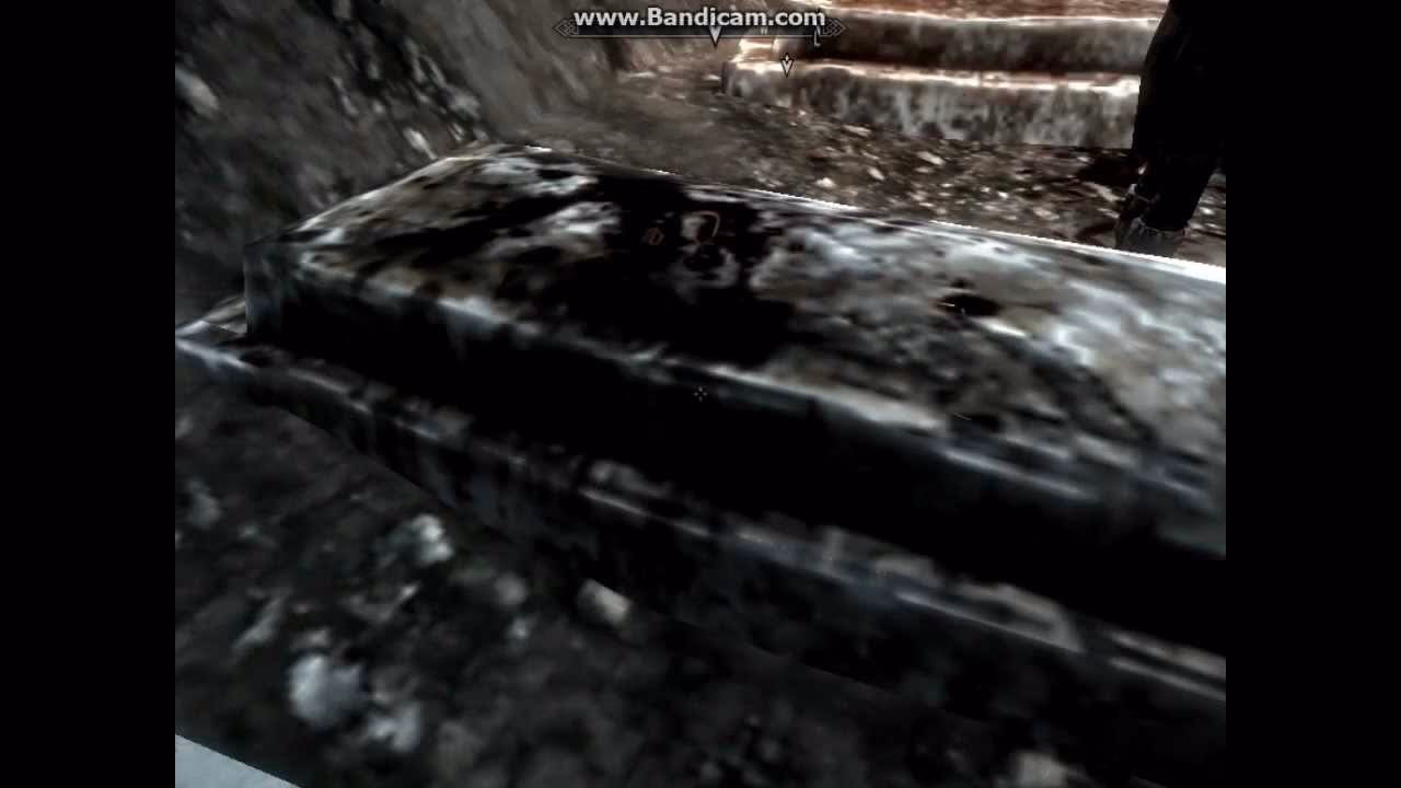 What is blood on the ice in Skyrim?