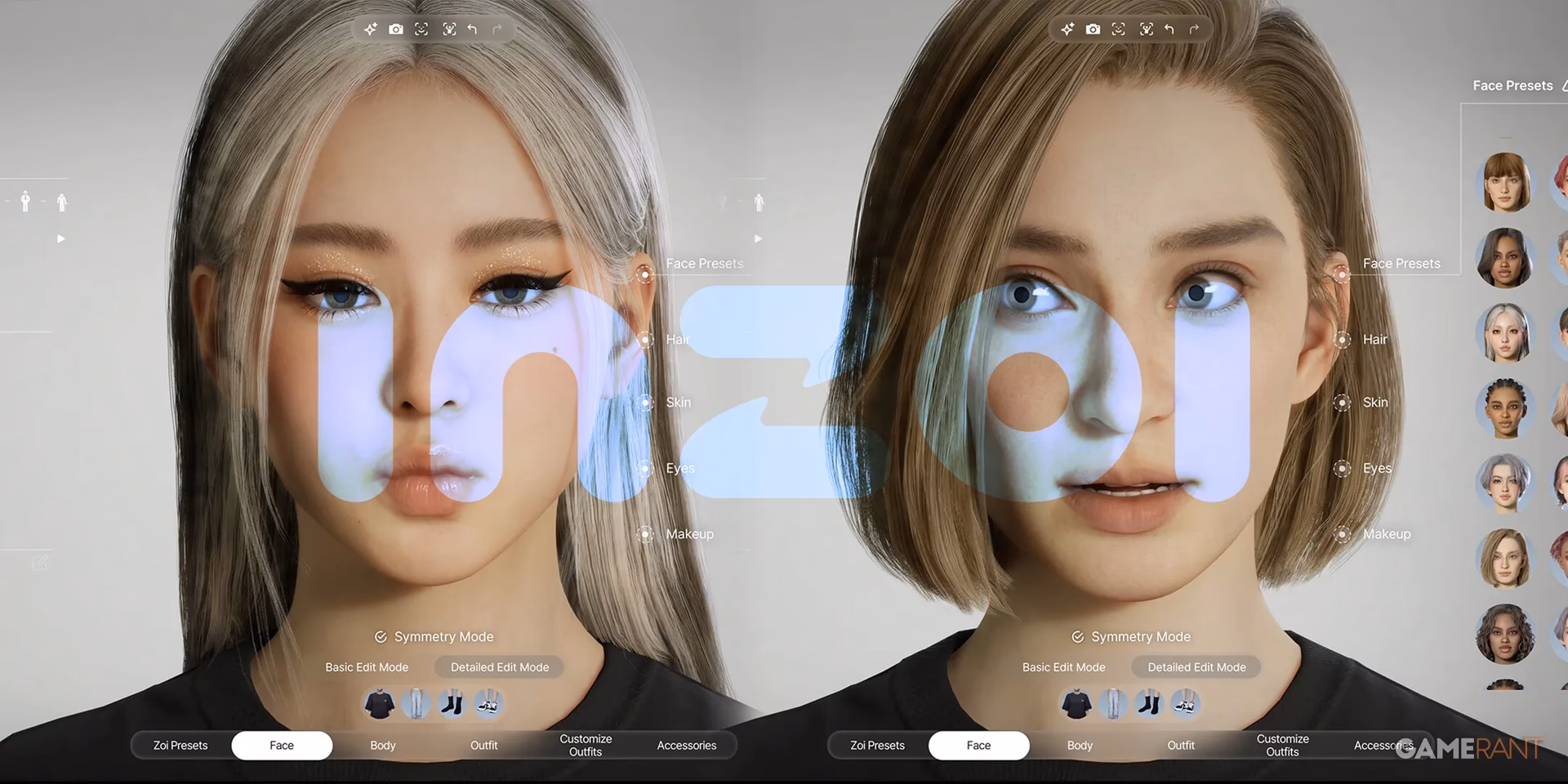 How do I use facial capture in Zoi?