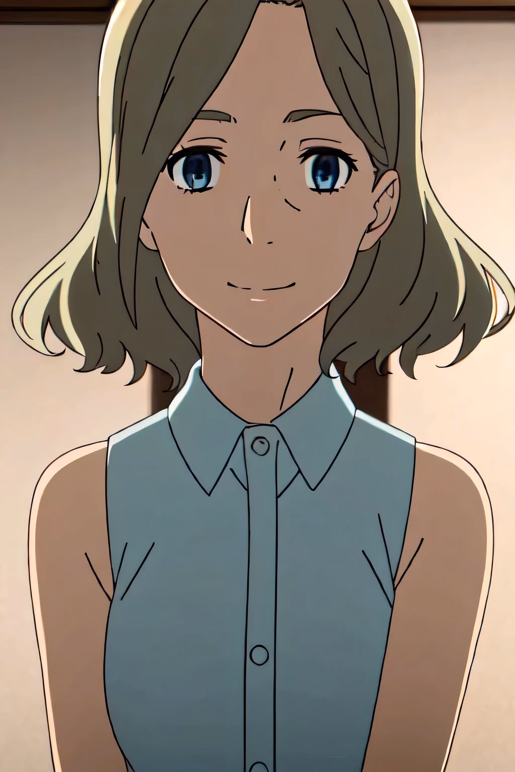 What does Irène wear?