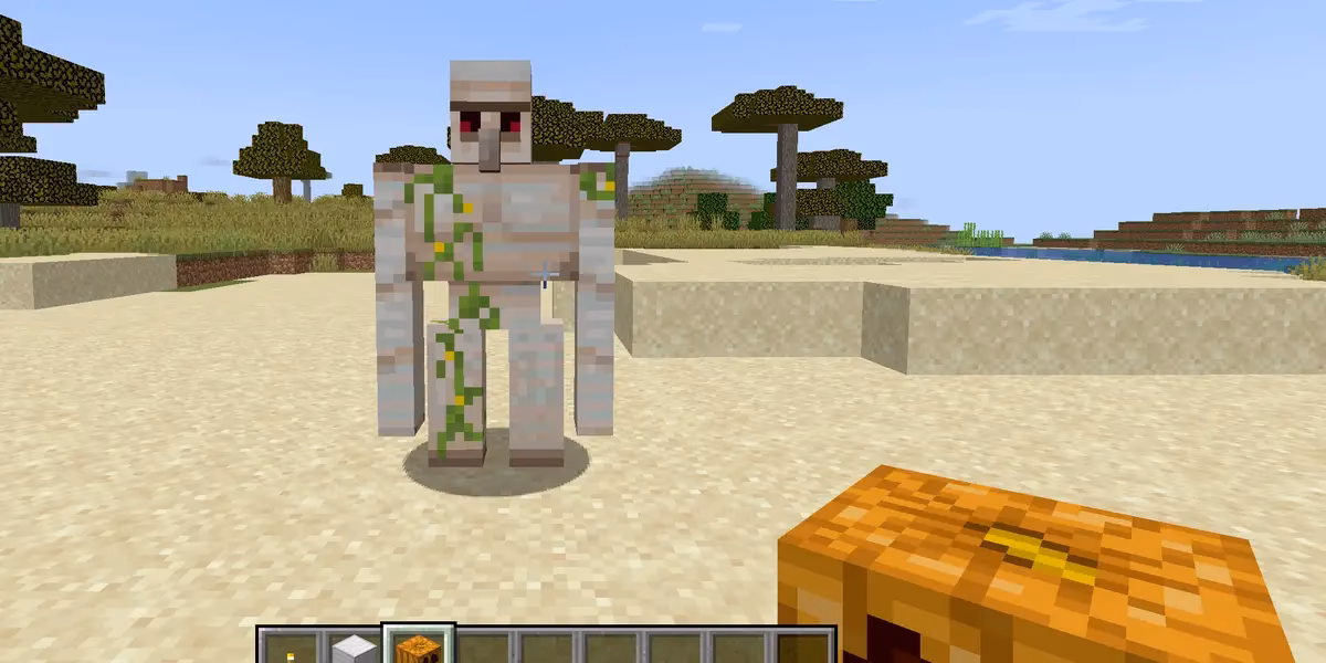 Can iron golem spawn in Minecraft?