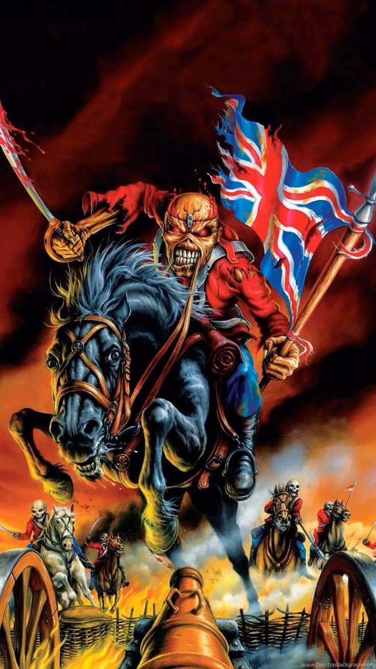 How do I set a background for Iron Maiden?