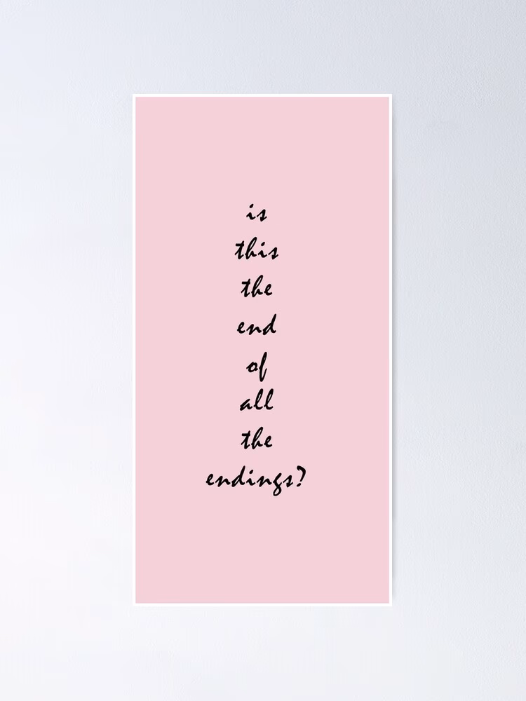 Is end the end?