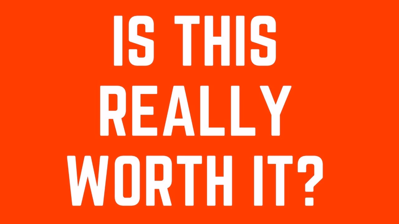 Is it worth it a verb?