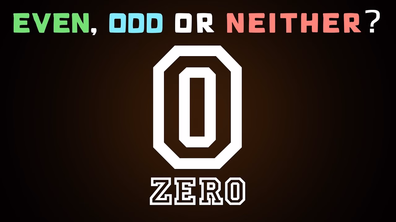 Is zero even?