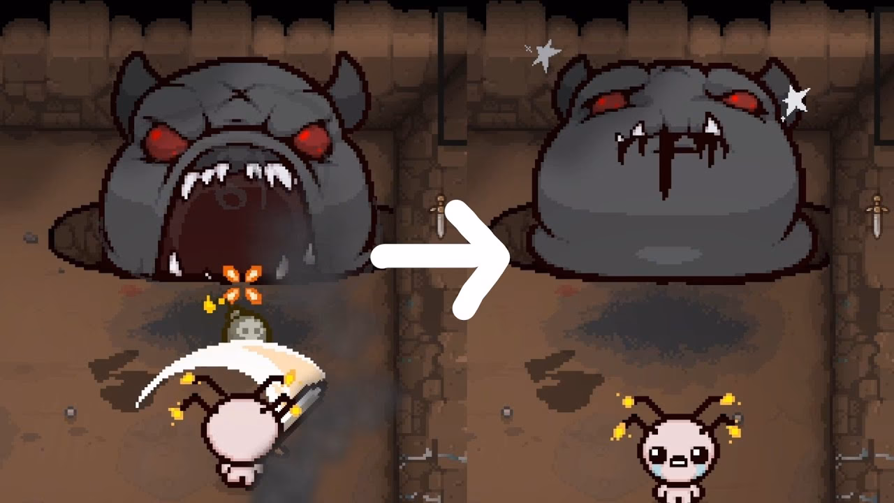 What does little horn do in the binding of Isaac?