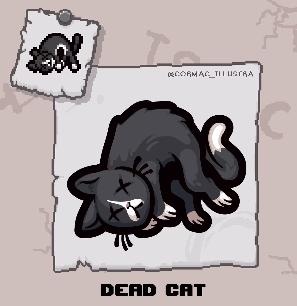 What happens if Isaac loses a cat familiar?