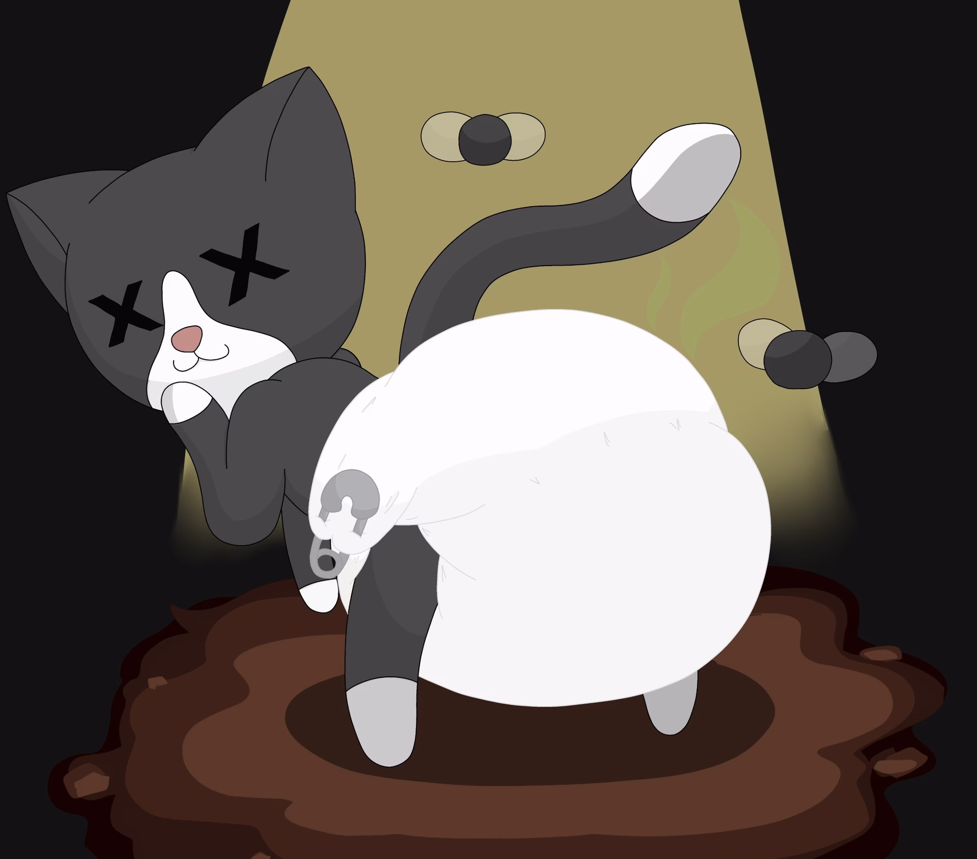 What does a used diaper do in the binding of Isaac?