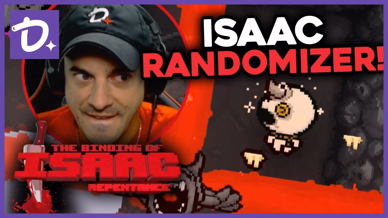 What is the default randomization in binding of Isaac?